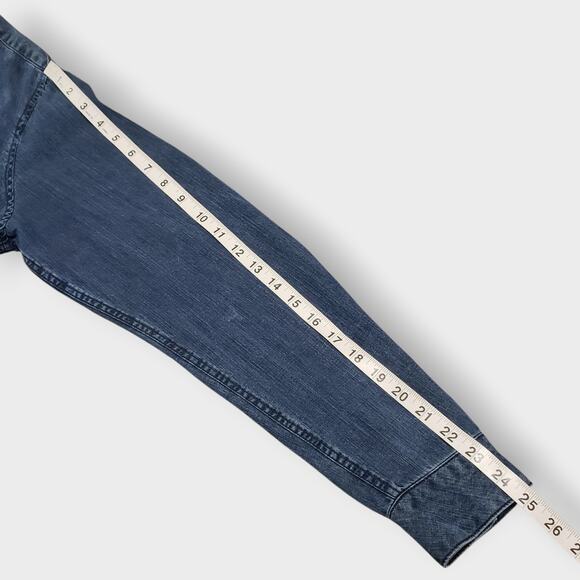 Rails Rosalee Tied Chambray Button Down Denim Lyocell Shirt Sz Medium Casual - Picture 10 of 12